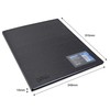 Rapesco 1648 Germ-Savvy Antibacterial, Hardcover Polypropylene Presentation Folder 12 Pockets