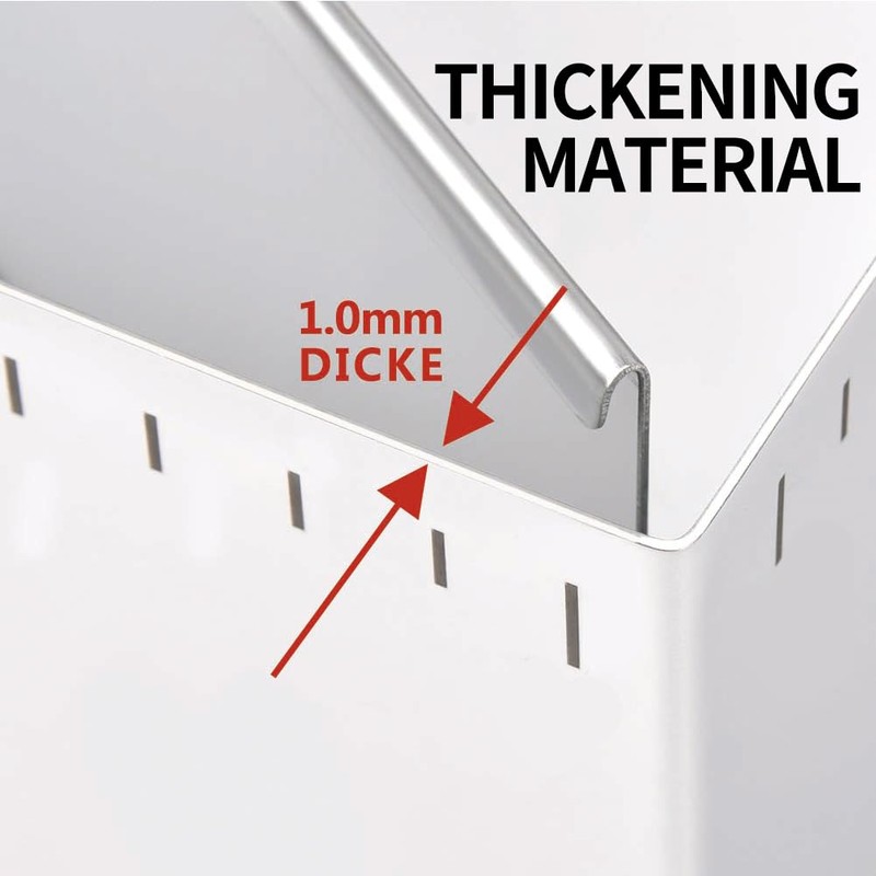 Guowall - Molde extensible de acero inoxidable para tartas con