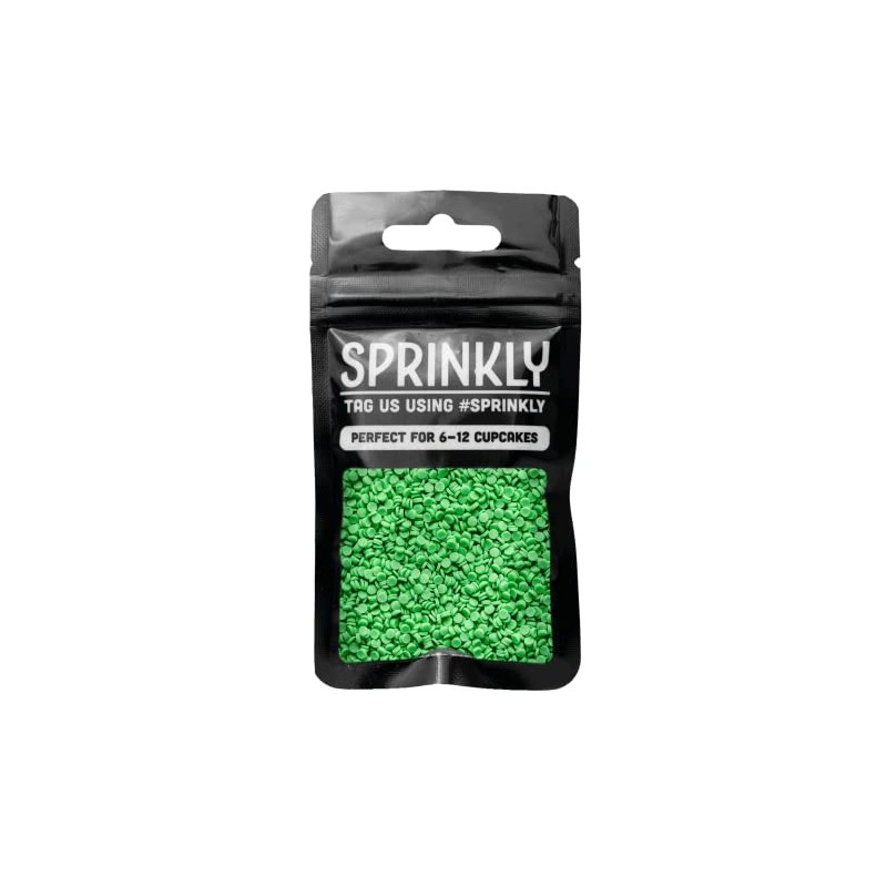 SPRINKLY - Matt Sugar Confetti - Green - 25g