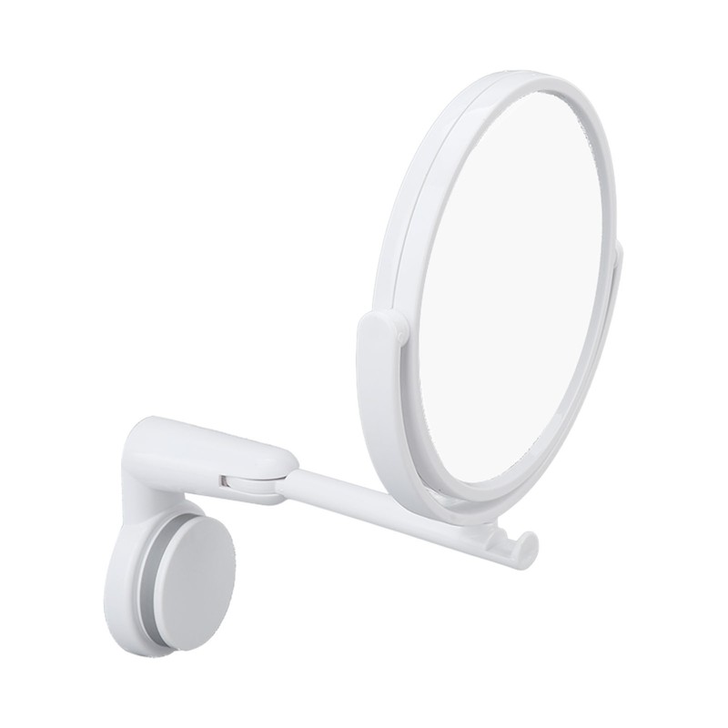 Wall Mount Makeup Mirror 360 Degree Rotation Clear Undistorted Single