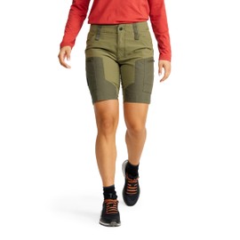 RevolutionRace RVRC GP Shorts for Women, Durable and Ventilated Hiking Shorts for All Outdoor Activities, Burnt olive