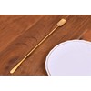 DeKulture Handmade Gold Stirrer Spoon - Barware, Utensil, Flatware (19x2