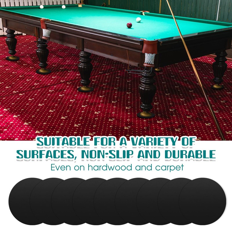 Haull 50 Pcs Billiard Pool Table Leg Shims 3" Diameter