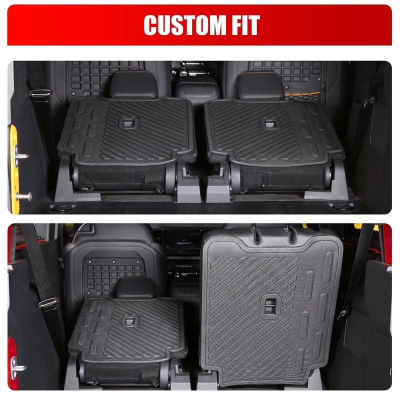 Mabett Back Seat Cover Backrest Protector for Ford Bronco Accessories