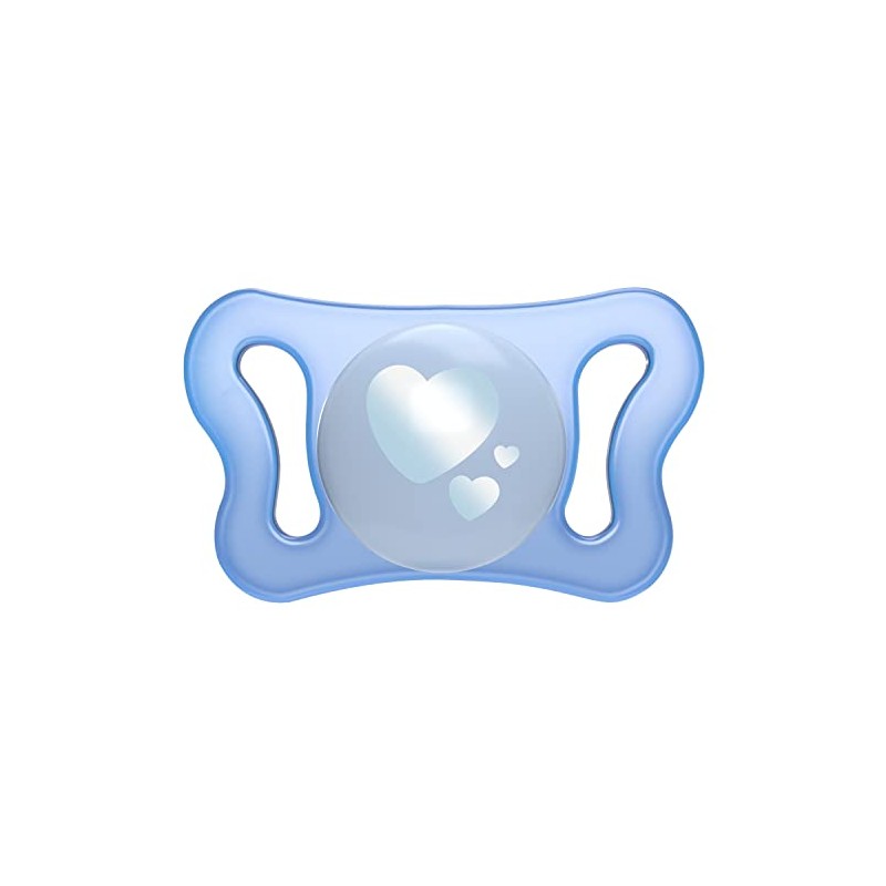 Chicco Chupón Physio Micro Azul SIL 0-2M - 2UN