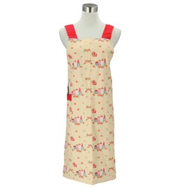 丸眞 エプロン ジブリ 魔女の宅急便 ジジ 女性用 バラと家 1165005600