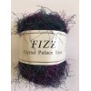 Crystal Palace Fizz Eyelash Yarn #7122 Delphinium - Purples, Teal