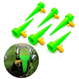 Wowjimi Automatic Water Supply for Home Use, 6 Pieces, For Household Watering, Grape Flowers, Automatic Moisture Control, Drip Irrigation, Easy Installation, Just Plug In, Prevents Clogging,