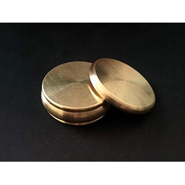 MOMOMAGE Buddha Okito Box (Half Dollar, Brass) Magic Tricks Close up Magic Coin Appear Penetrate Magic Mystery Box Magic Gimmick Props