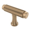 KNOKLOCK 4506C 10 Pack Kitchen Cabinet Knobs Champagne Bronze Knurled