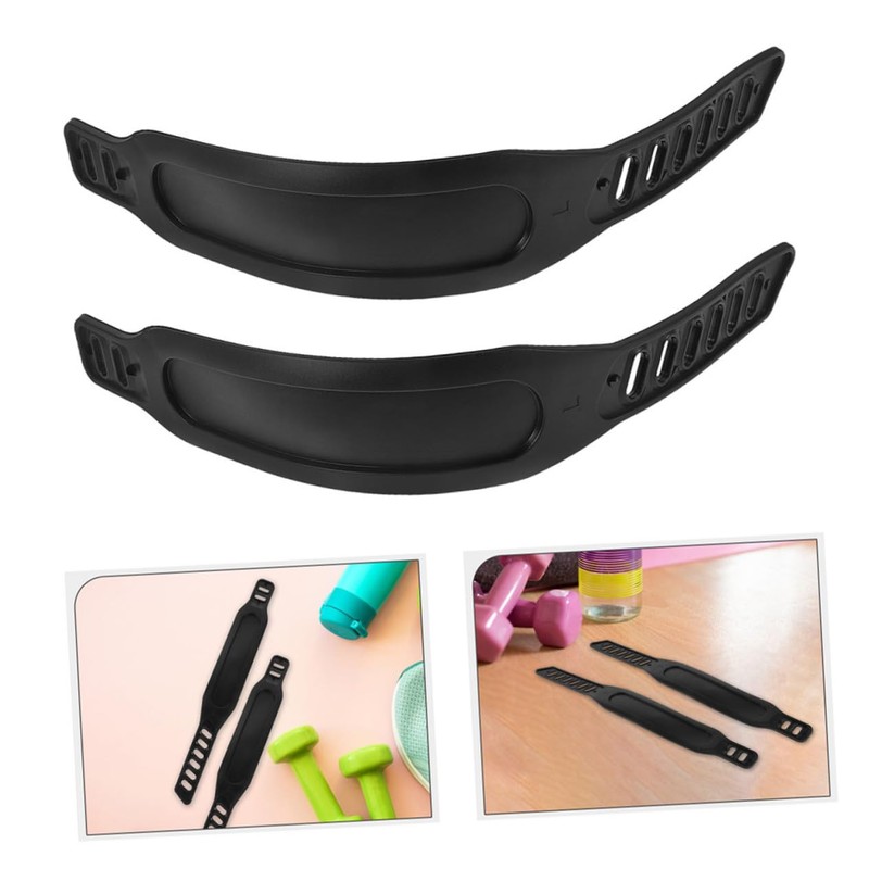 BESPORTBLE Bike Pedal Straps for Exercise 2 Pairs Pp Material