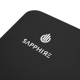 G&H Fitness Yoga Mat Extra Thick 10 MM Exercise Mat High Density NBR Mat for Pilates, Fitness & Workout with Carry Strap 183cm x 61cm (Black)