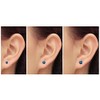 Krstudent 3 Pairs Titanium Earrings Studs, Hypoallergenic Stud Earrings for