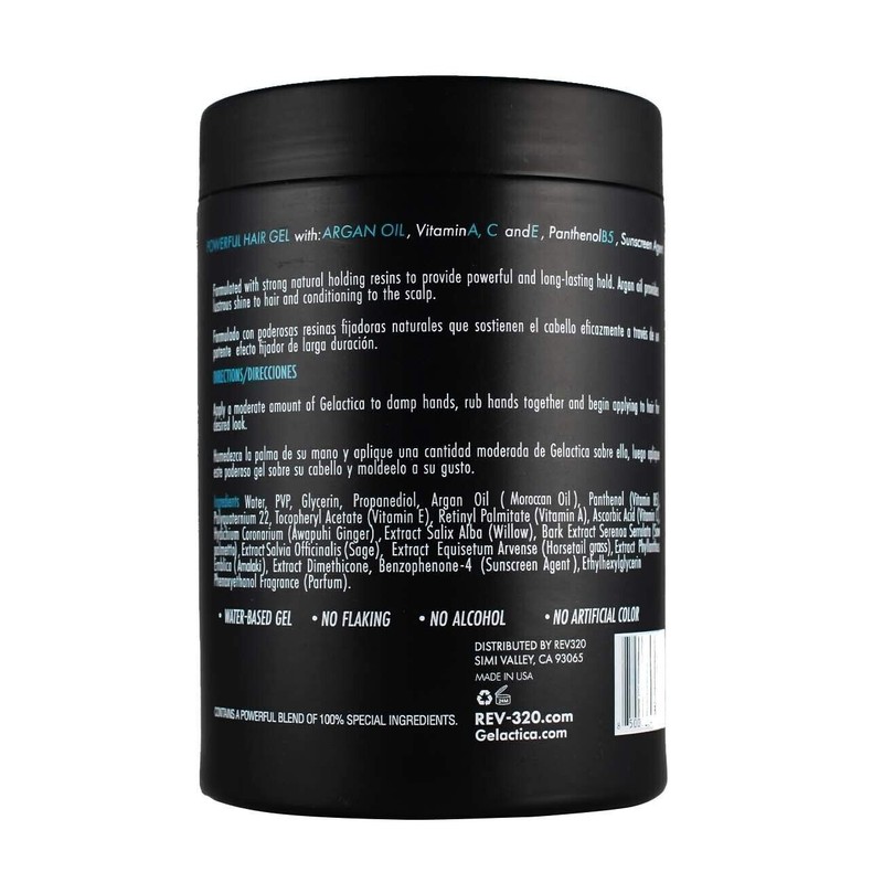 GELACTICA Edge Control Hair Gel Bold Hold Natural Hair Product