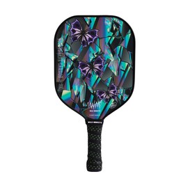 Wild Monkeys "Nightshade Carbon 3K Wide Body Midweight Carbon Fiber Pickleball Paddle