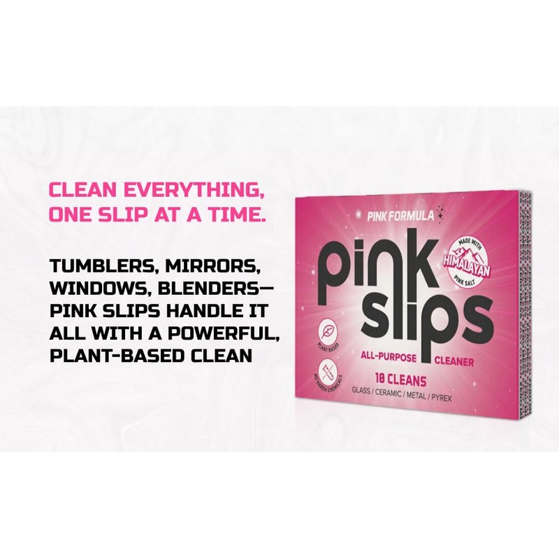 Pink Formula Pink Slips All-Purpose Cleaner – Includes 5 Dissolvable