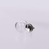 20pcs 14mm Mini Empty clear glass globe 3.5mm mouth wish