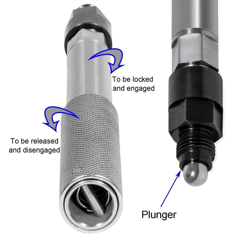 J-42083 Automatic Timing Pin+9U-7227 Injector Height Adjustment Gauge Tool+Engine Barring