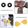 Haecsfl Adjustable Guitar Strap Includes 2 Strap Locks & 2