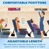 Airplane Travel Footrest Hammock, Length Adjustable Airplane Foot Hammock to