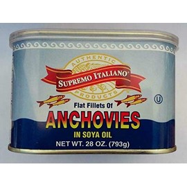 Supremo Italiano - Anchovies in Soy Oil - 28 oz