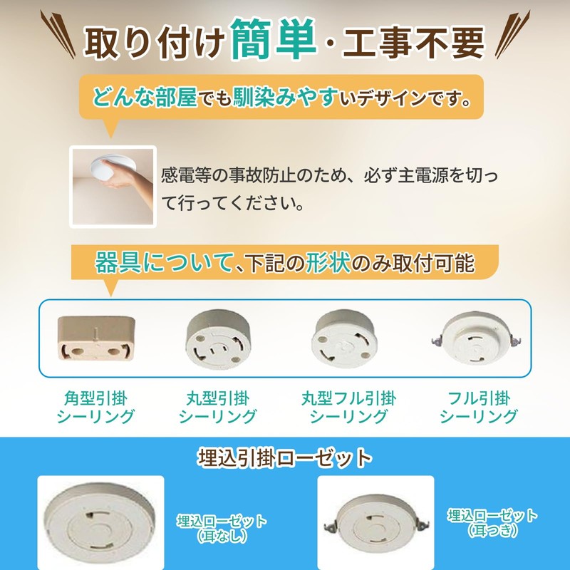 Ultra-thin LED Ceiling Light, Small, 100W Equivalent, Mini Ceiling Light,