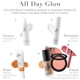 Glo Skin Beauty Powder Blush in Spice Berry - Shimmery Rose Bronze | 9 Shades | Cruelty Free, Talc Free Mineral Makeup