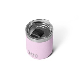 YETI Rambler 10 oz Stackable Lowball 2.0, Vacuum Insulated, Stainless Steel with MagSlider Lid, Cherry Blossom