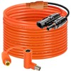 Behaunty Solar Connector to DC 8mm Adapter Cable 25FT, 12AWG