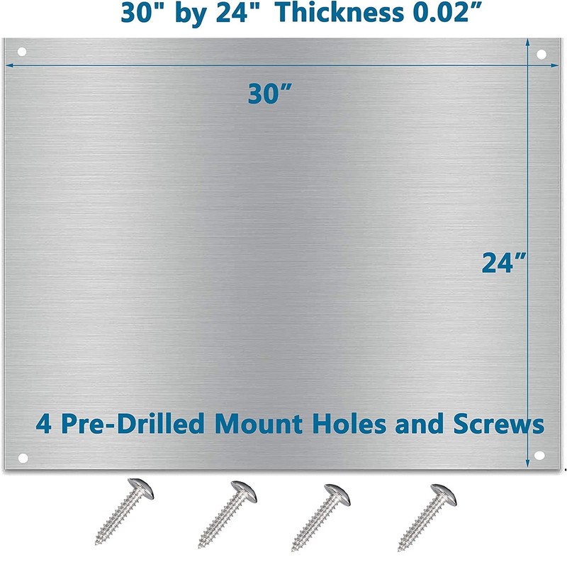 zsttion Stainless Steel Backsplash ，24 x 30Inch Range Hood Stove