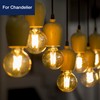 FLSNT 60W Equivalent LED Globe Candelabra Bulbs, Dimmable G16.5 LED