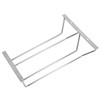 Stainless Steel Double Row Wine Glass Stemware Rack Hanging Stemware
