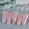 TailaiMei Bow Nail Stickers, 3D Design Self-Adhesive Nail Art Decals