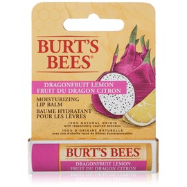 Burt's Bees® 100% Natural Origin Moisturizing Lip Balm, Dragonfruit Lemon with Beeswax & Fruit Extracts, Blister