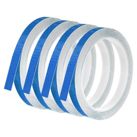 PATIKIL 0.3" x 26 FT Reflective Tape, 4 Pack Night High Visibility Waterproof Warning Safety Tape Outdoor Reflectors for Cars Bikes Motorcycles Trucks Trailers, Blue