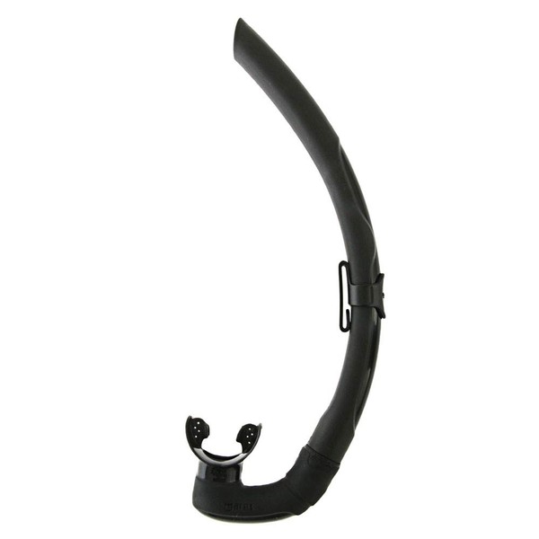 Mares Dual Snorkel for Spearfishing and Freediving (Black)