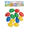 Idena Plastic Eggs, 12 items, colourful, 4 cm