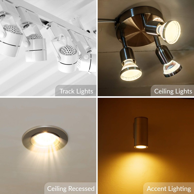Simba Lighting Halogen GU10 35W Spotlight 120V MR16 with Glass