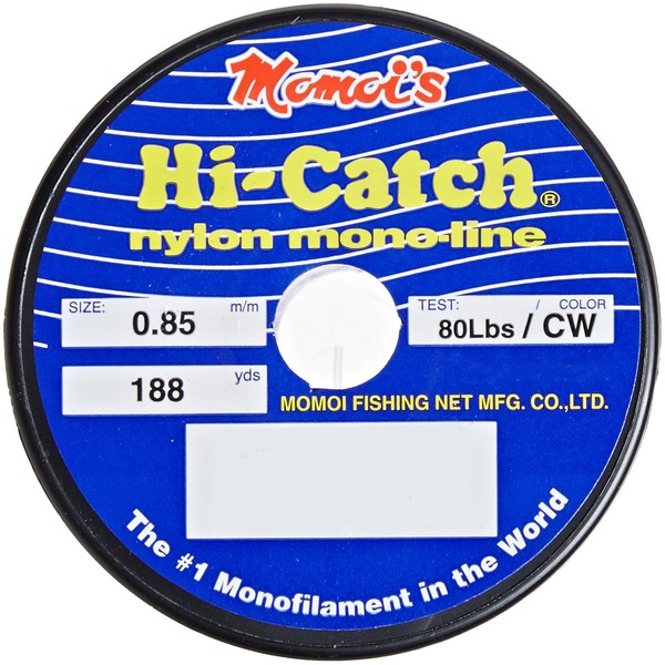 Momoi Hi-Catch - 5 lb. Spool - 250 lb. - 1050 yd. - Clear