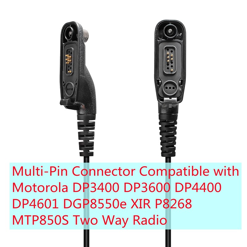 HYS Speaker Microphone with PTT Button, Speaker Microphone Compatible with