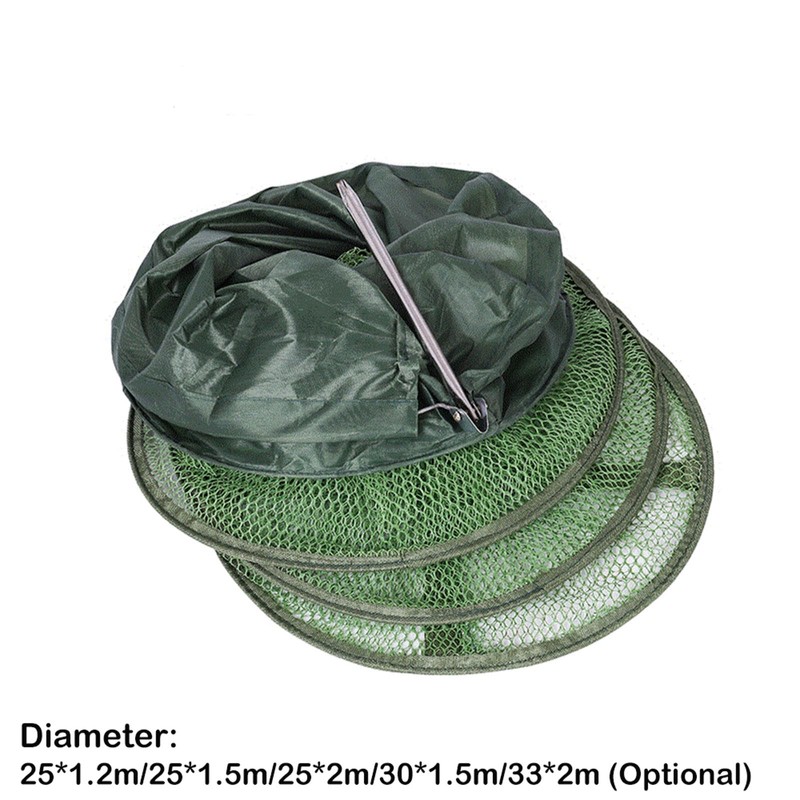 Fishing Keep Nets, Foldable Fishing Basket Traps, Crab Spring Trap
