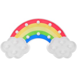 PRETYZOOM Rainbow Setting Lamp Cute Lamps for Bedroom Rainbow Birthday Party Rainbow Lamp Wolf Light House Decorations for Home Decorative Lights PVC Household Child