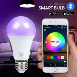Flux Bluetooth Smart LED Light Bulb - Smartphone Controlled Color Changing Bulb