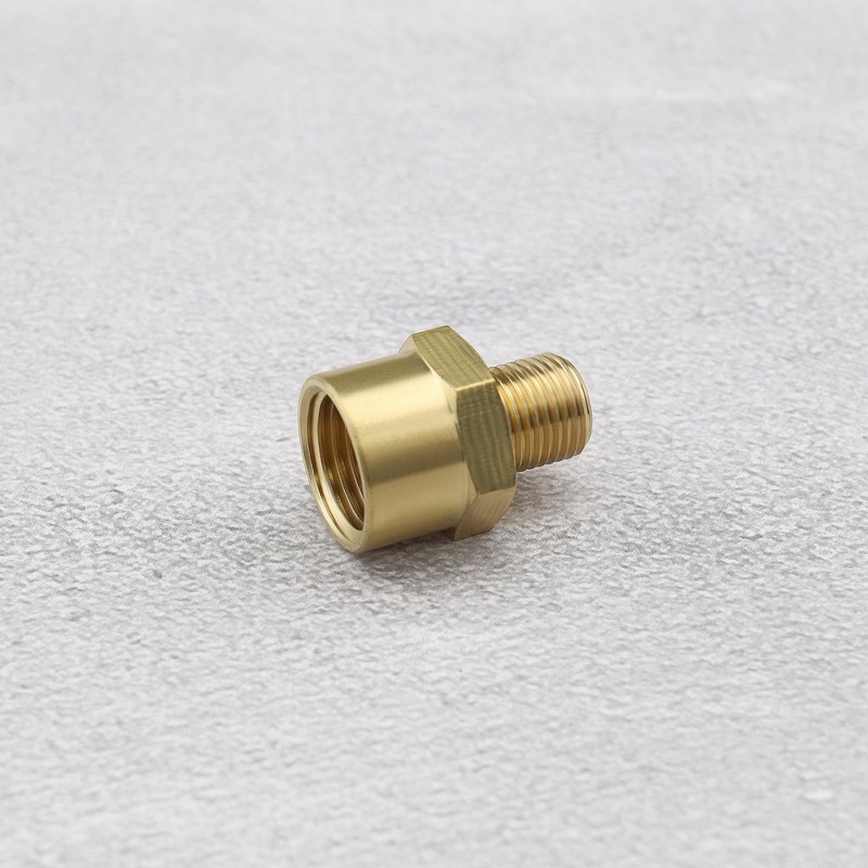 VGOL 4Pcs 1/8inch Male to 1/4inch Female BSP Brass Adapters