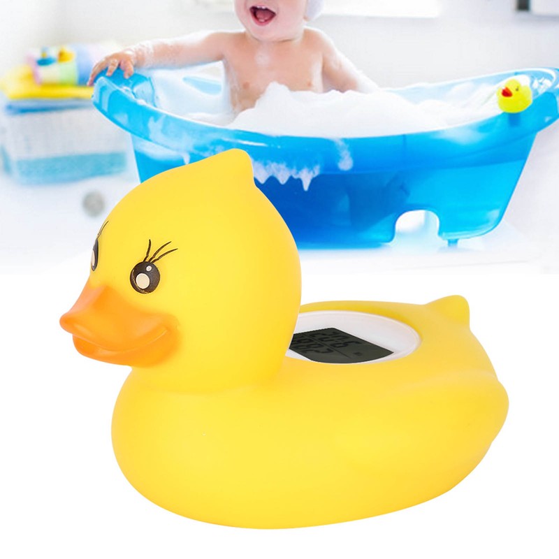 Duck Shape Floating Thermometer Swimming Pool Baby Bath Water Temperature
