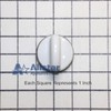 WH01X10310 Washing Machine Timer Knob White