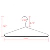 10 Metal Hangers Quality Heavy Duty Metal Coat Hangers with