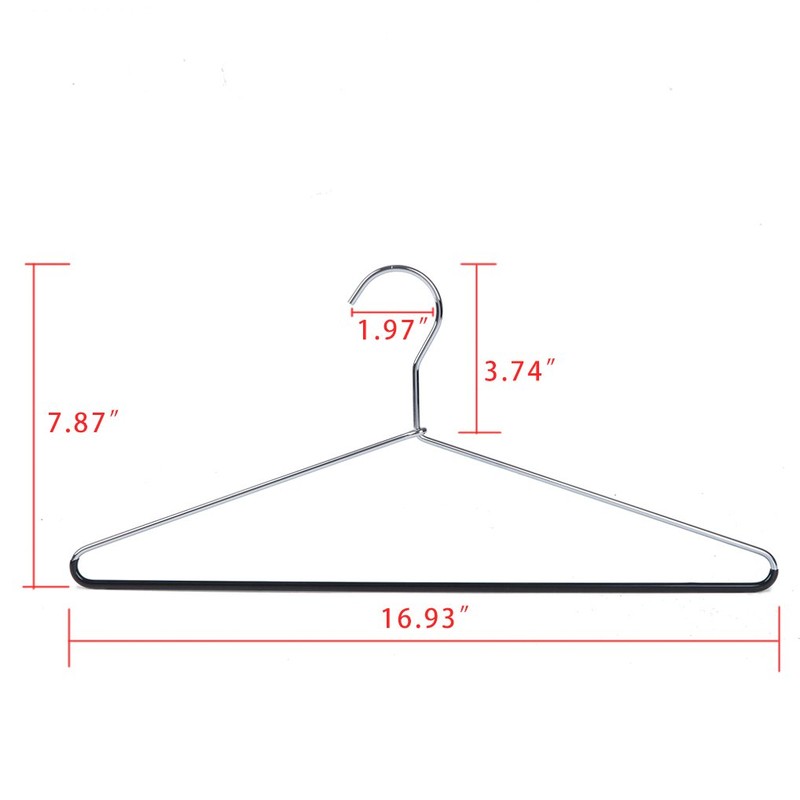 10 Metal Hangers Quality Heavy Duty Metal Coat Hangers with