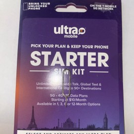 Ultra Pin Mobile Micro/Regular SIM Pin And card for Unlocked Cell Phones Calling