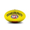 Sherrin AFL Replica All Surface Football, Yellow, Size 2